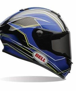 Helmets Bell Race Star Triton Blue-Yellow
