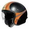 Shoei J O Vintage Open Face Helmet Waimea TC-10 Black-Wood Grain Helmets