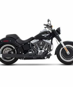 Rinehart Racing Softail 2-into-1 Black Complete - Cruiser