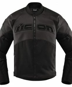 Icon Contra2 Leather-Textile Perforated Jacket