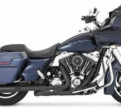 Vance & Hines Monster Round Slip-Ons - Black (Harley Davidson) Slip On - Cruiser