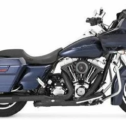 Vance & Hines Monster Round Catalytic Slip-Ons - Black (Harley Davidson)