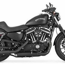 Vance & Hines Twin Slash 3" Slip-Ons - Black (Harley Davidson)