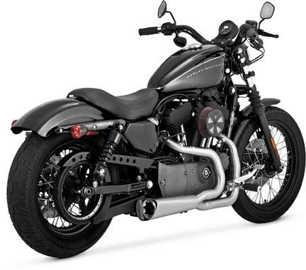 Vance & Hines Competition Series 2-into-1 - Brushed (Harley Davidson)