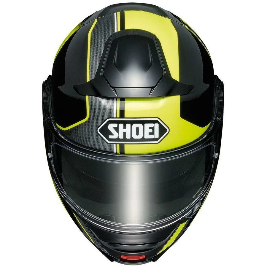 Shoei Neotec II Excursion TC-3 Black-Hi-Viz Yellow Helmets