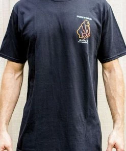 Casual Wear Motorangutan T-Shirt Black-Orange