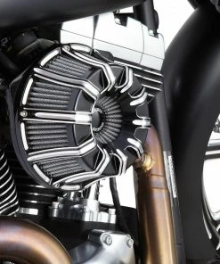 Intake - Cruiser Arlen Ness 10-Gauge Inverted Series Air Cleaner - Black