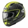 Arai Quantum-X Spine Black-Hi-Viz Yellow Helmet