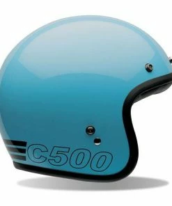 Helmets Bell Custom 500 Retro Blue Helmet