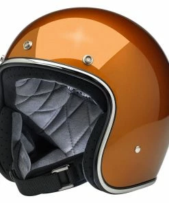Helmets Biltwell Bonanza Gloss Copper Open Face Helmet