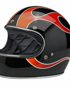 Biltwell Gringo ECE Dice Flames Helmet