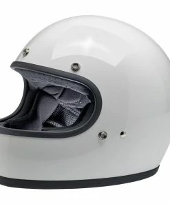 Biltwell Gringo ECE Gloss White Helmet Helmets