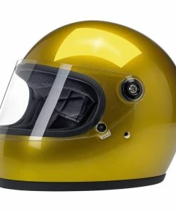 Helmets Biltwell Gringo S ECE Metallic Yukon Gold Helmet