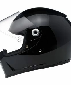 Helmets Biltwell Lane Splitter Gloss Black Helmet