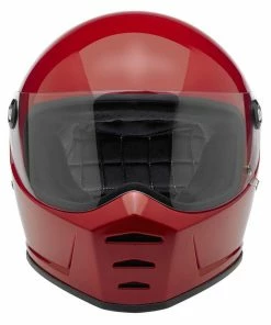 Biltwell Lane Splitter Gloss Blood Red Helmet Helmets