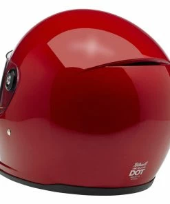 Biltwell Lane Splitter Gloss Blood Red Helmet Helmets