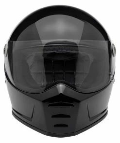 Helmets Biltwell Lane Splitter Gloss Black Helmet