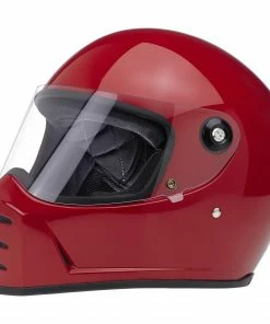 Biltwell Lane Splitter Gloss Blood Red Helmet Helmets