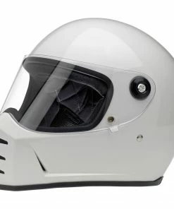 Biltwell Lane Splitter Gloss White Helmet Helmets