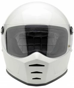 Biltwell Lane Splitter Gloss White Helmet Helmets