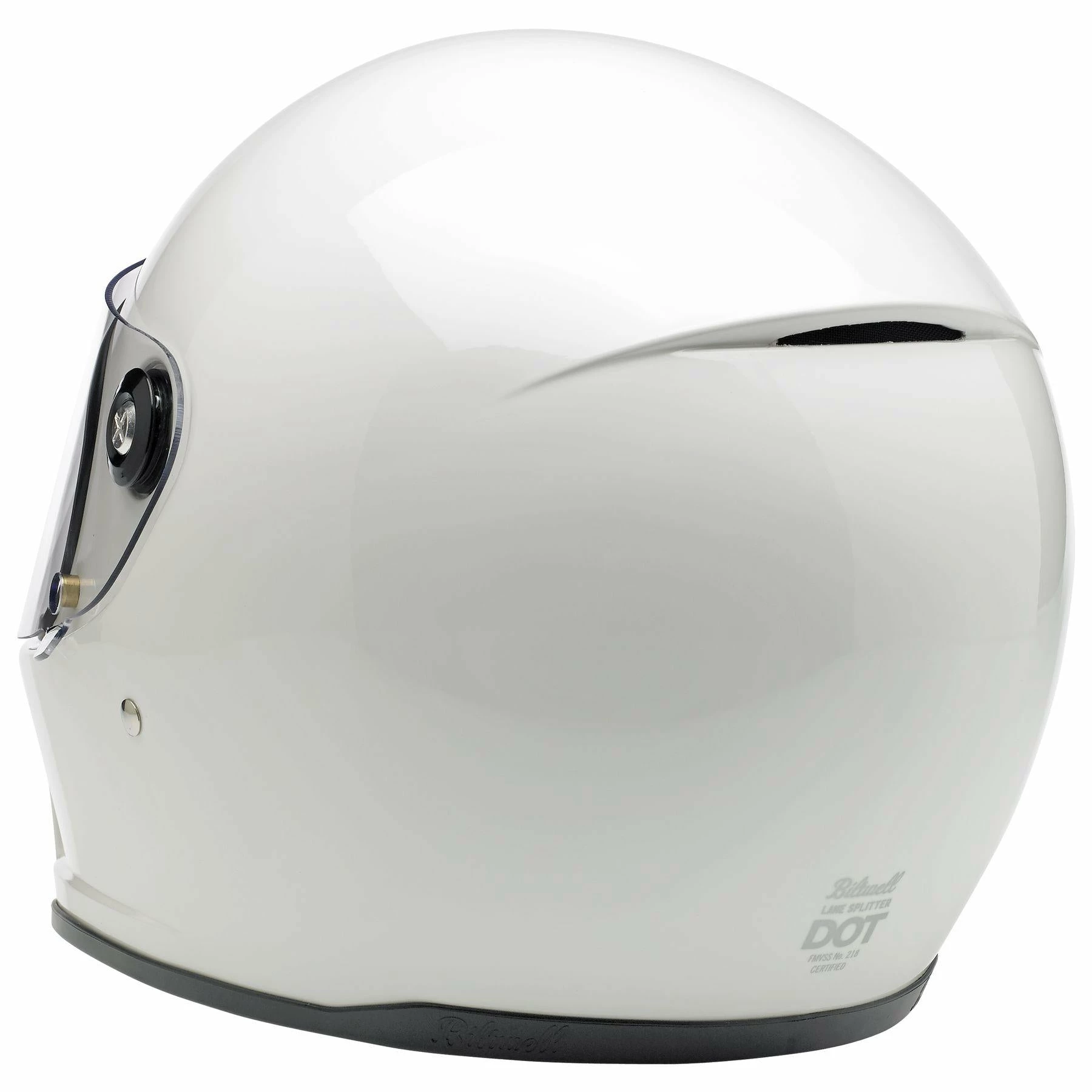 Biltwell Lane Splitter Gloss White Helmet Helmets