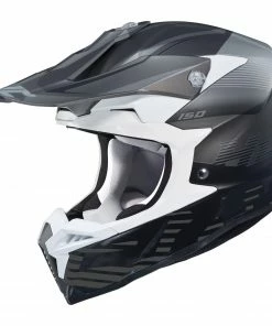 HJC I 50 Fury Black-White MC-5SF