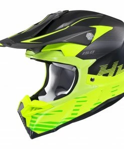 Helmets HJC I 50 Fury Black-HighVis MC-3HSF