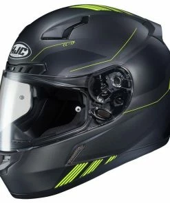 Helmets HJC CL-17 Combat Matte Black-Hi-Viz Yellow Helmet