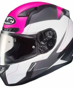 Helmets HJC CL-17 Omni Matte Black-White-Pink Helmet