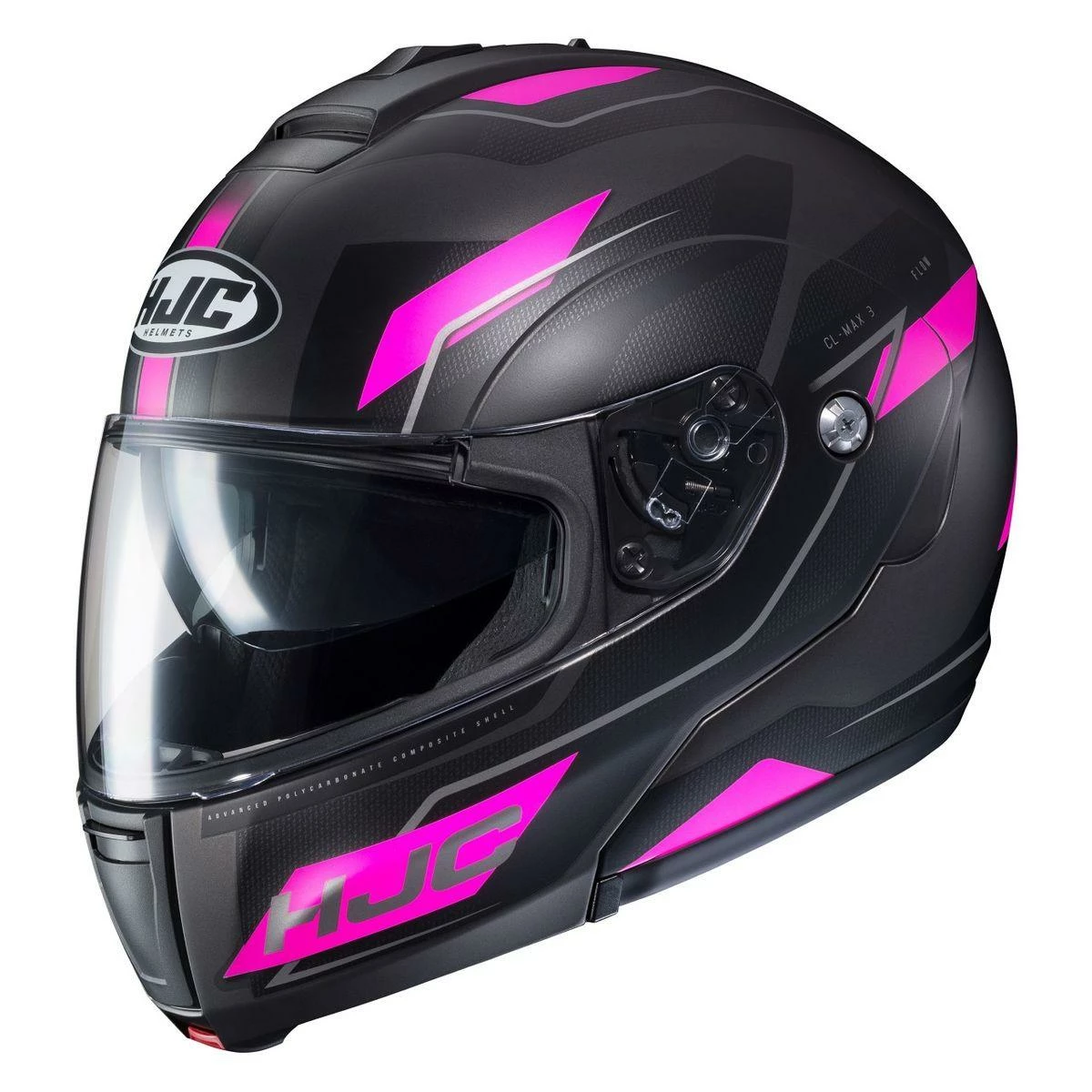 Helmets HJC CL-MAX 3 Flow Black-Pink MC-8SF