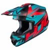 HJC CS-MX 2 Madax Black-Red-Aqua MC-21SF Helmets