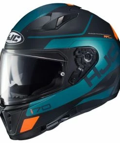 Helmets HJC I70 Karon White-Grey-Hi-Viz Yellow Helmet