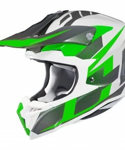 HJC I 50 Argos White-Green-Black MC-4 Helmets