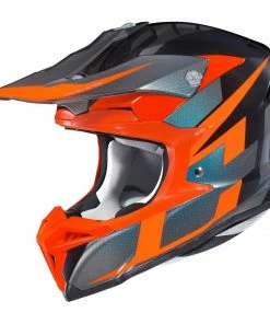 HJC I 50 Argos Black-Orange-Red MC-6H Helmets