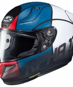 HJC Rpha 11 Pro Quintain Matte Blue-White-Red Helmet Helmets