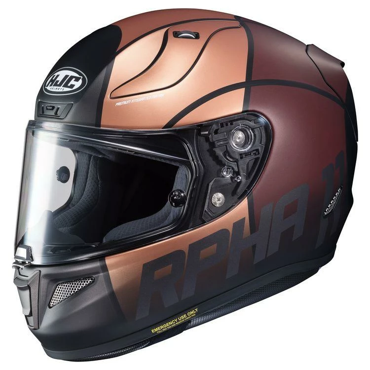 Helmets HJC Rpha 11 Pro Quintain Matte Black-Brown Helmet