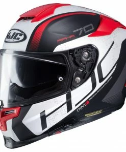 HJC RPHA 70 ST Vias Black-White-Red MC-1SF Helmets
