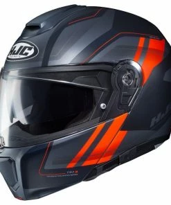 HJC RPHA 90 Tanisk Silver-Blue-Orange Helmet