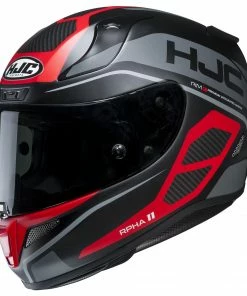 HJC RPHA 11 Saravo Black-Red MC-1SF Helmets