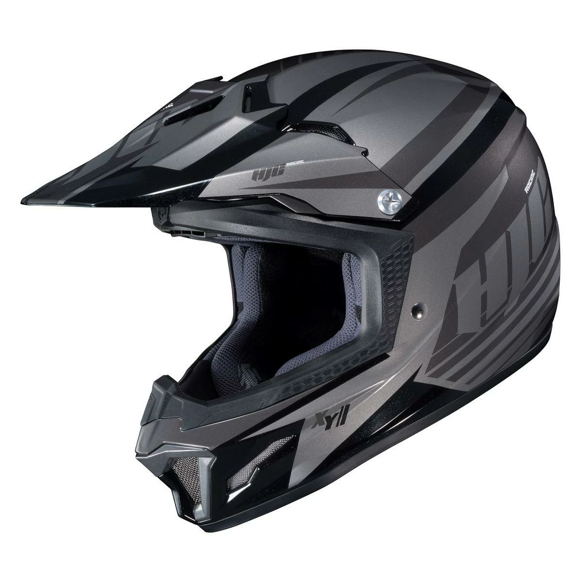 Helmets HJC CL-XY 2 Youth Bator Black-Grey MC-5