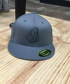 Casual Wear Motorangutan Flex Fit 210 Solid Grey-Black Hat