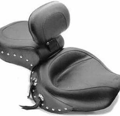 Seats For Cruisers Mustang Studded Wide Touring With Driver Backrest (Honda)