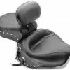 Seats For Cruisers Mustang Studded Wide Touring With Driver Backrest (Kawasaki)