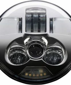 Custom Dynamics ProBEAM LED 7" Headlamp For Harley Davidson - Chrome Headlights