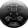 Headlights Custom Dynamics ProBEAM LED 7" Headlamp For Harley Davidson - Black