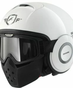 Shark Raw Trinity White-Anthracite Open Face Helmet