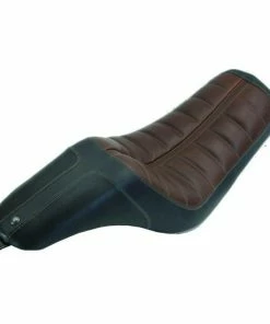 Roland Sands Design Enzo 2-Up Seat Brown (Harley Davidson Dyna 06-17)