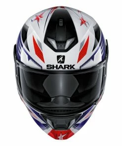 Shark Skawl 2 Draghal White-Blue-Red Helmets
