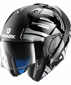 Shark Evo-One 2 Lithion Dual Black-Chrome-Dark Grey Helmets