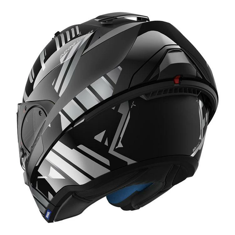 Shark Evo-One 2 Lithion Dual Black-Chrome-Dark Grey Helmets